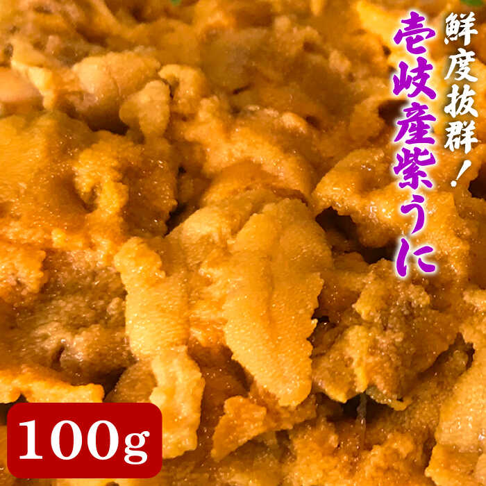 【ふるさと納税】壱岐産 紫うに 100g《壱岐市》【壱岐島 玄海屋】[JBS026] ウニ 紫ウニ ムラサキウニ うに 雲丹 海産物 海鮮 珍味 パック かきおとし 33000 33000円 冷蔵配送