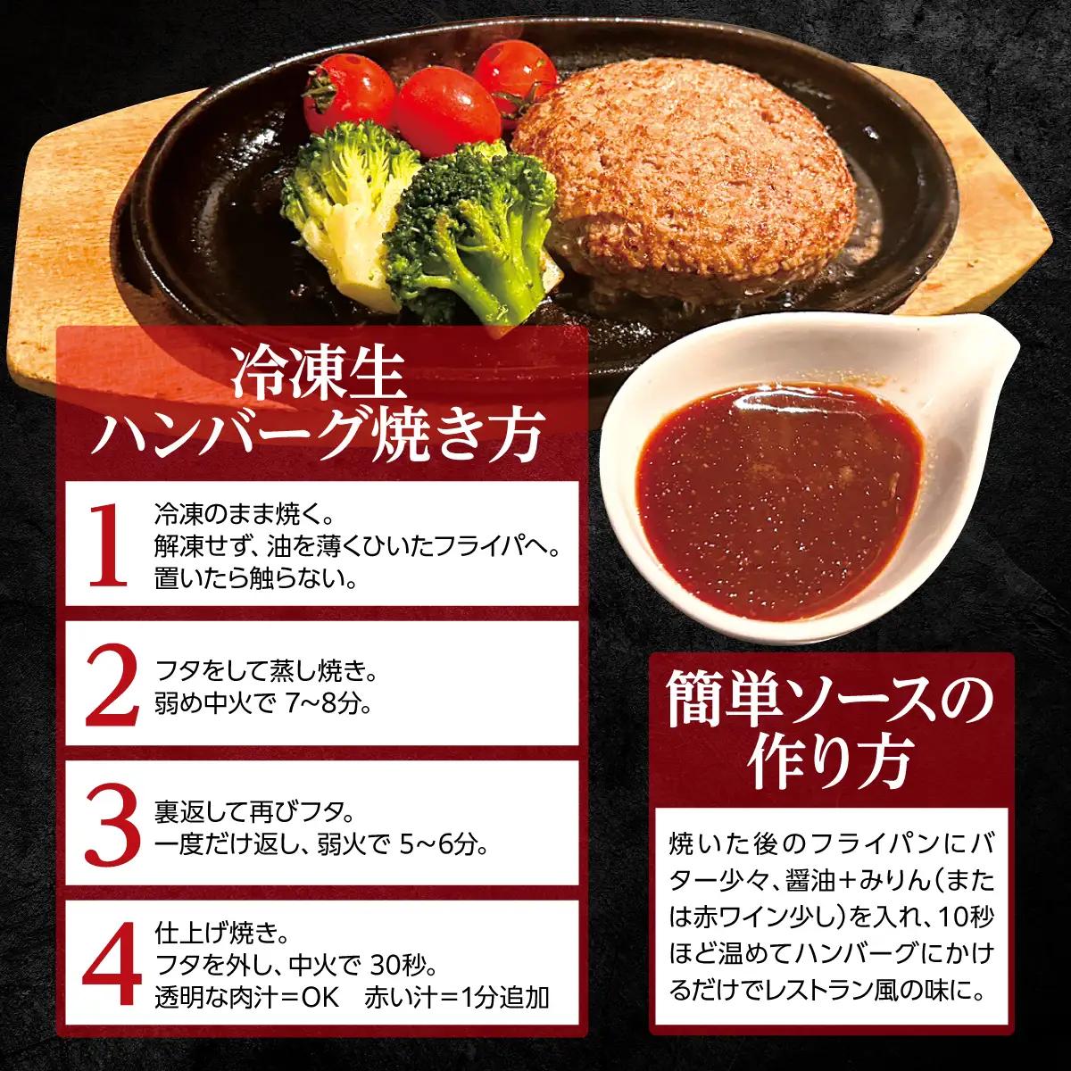 和牛ハンバーグ （冷凍生）6個 1380g(約230g×6個) SMAW012