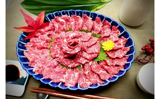 熊本県産馬刺しセット約400ｇ（大トロ200ｇ×2） ※タレ、生姜付 _U118-0011