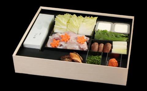 ミシュラン三ツ星獲得★★★料亭山田屋　トラフグ刺しふぐ鍋セット（6人前）［冷蔵］