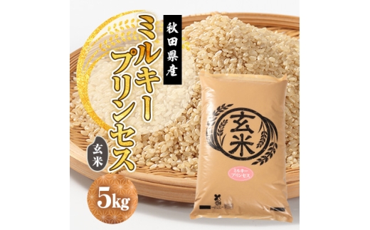 ＜新米予約＞令和7年産 ミルキープリンセス 玄米 5kg【1666247】