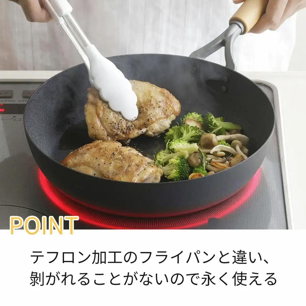 鉄製フライパン3種セット ファイバーエンボス加工 IH調理器対応 26/28cm 玉子焼き 燕三条 フライパン