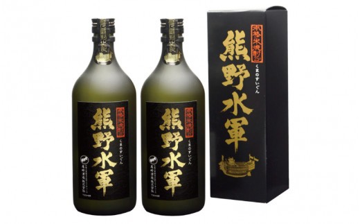 
             熊野水軍　米焼酎　720ml×2本 化粧箱入り / 米 焼酎 米焼酎 お酒 酒 和歌山 熊野 紀州 【eki133B】
          