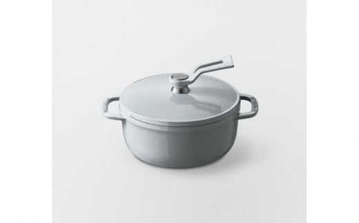 
            オーブンポット2 MINI 14cm【オイスターグレー】（セルフスタンディングリッド）
          