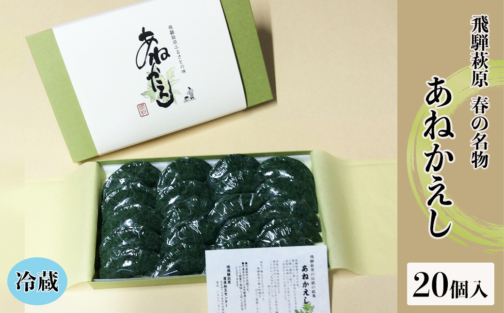 
                  先行予約【期間限定】春の名物！あねかえし 20個入り（2026年5月中旬～6月下旬頃発送） 冷蔵配送 和菓子 生菓子 よもぎ ヨモギ お菓子 菓子 のうさん糀村 団子 限定 季節限定 手作り
                