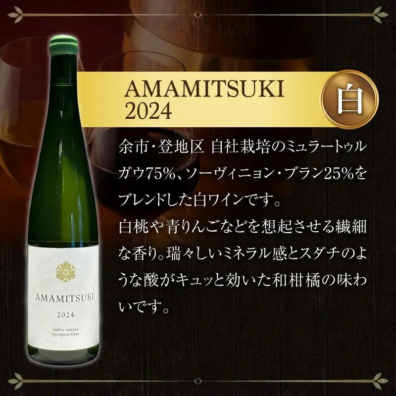 Yoichi LOOP ソムリエセレクト 余市町産ワイン AMAMITSUKI 2024【白】3本セット_Y055-0074