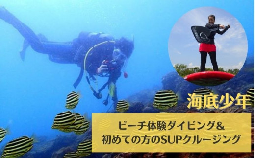 
ビーチ体験ダイビング＋初めての方のSUPクルージング（１名様分） 海底少年 体験 ダイビング ビーチ SUP (1名様分/器材レンタル込) 海底少年 ダイビング SUP初心者向け アクティビティ マリンアクティビティ 四国 徳島 徳島県 海陽 海陽町
