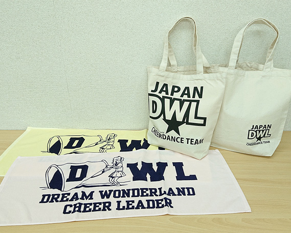 タオル トートバッグ セット DREAM WONDERLAND 各2枚 | タオル トートバッグ バッグ かばん グッズ スポーツ ダンス チア チアダンス チアダンスチーム 株式会社ATORIE 埼玉県 狭山市