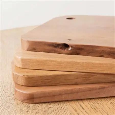 天然木のカッティングボード【タモ】まな板・小_雑貨・日用品 まな板 キッチン用品 _【1422789】