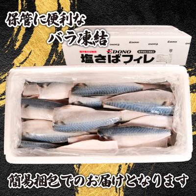 ふるさと納税 銚子市 銚子産　塩さばフィレ　5kg |  | 03