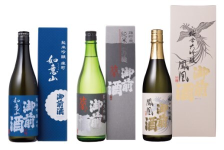 【岡山の酒】御前酒　雄町米　吟醸飲みくらべセット （純米大吟醸「鳳凰」「馨」・純米吟醸「如意山」720ml×3本） ／ 辻本店 真庭 日本酒 純米 大吟醸 地酒 飲み比べ【GZN-25-01】