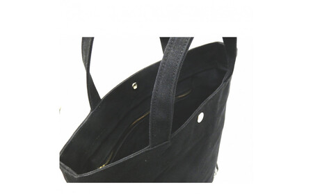 TR-A4縦（A4ファイル対応）黒［尾道 帆布鞄 彩工房］