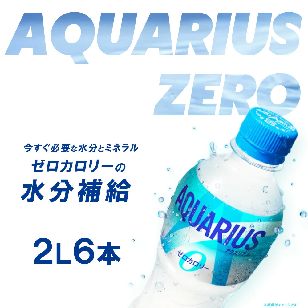 アクエリアスZERO 2L PET×6本　【04301-0531】_イメージ2