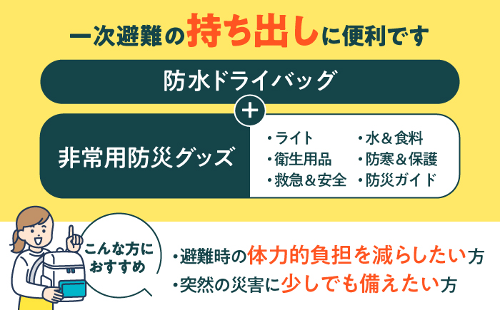 緊急防災３１点セット / 防災グッズ 1人用 災害グッズ 地震 防災 / 小浜市 / 岸田産業 [BFDJ003-3]