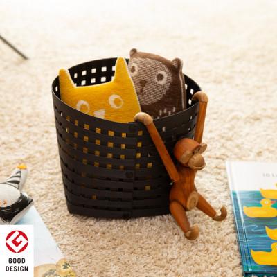 ふるさと納税 奥州市 暮らしを豊かにするシンプルで美しいかご S3 ブラック バンドシー [AR005] |  | 01