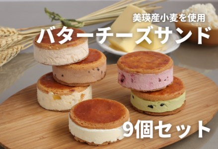 バターサンド 9個 セット 北海道 バターサンド バター スイーツ フェルムラ・テール美瑛