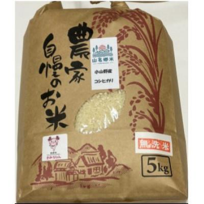 ふるさと納税 君津市 君津市小山野産「山名郷米」2種食べ比べセット　コシヒカリと粒すけ　　各5Kg　無洗米
