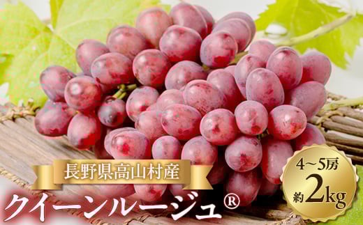 
            クイーンルージュ(R) 4～5房(約2kg)【1636247】
          