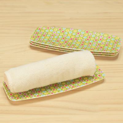 ふるさと納税 和歌山市 友禅和紙 おしぼり トレー 桜 金平糖 緑 5枚セット 食洗機対応の和風おしぼりトレー |  | 01