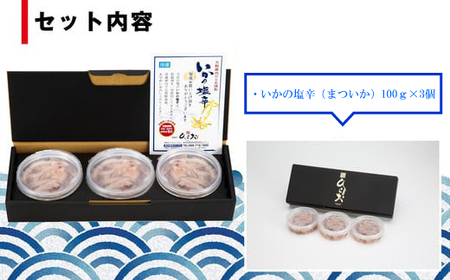 塩辛 イカ 天麩羅処ひらお 小分け セット 計300g | 塩辛