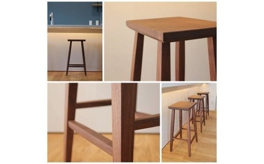 無駄を削ぎ落とした美しさ、キッチンに映える一脚