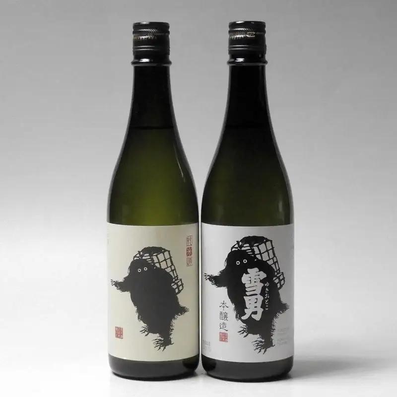 日本酒 鶴齢 雪男 純米・本醸造 720ml×2本セット【鶴齢 雪男 純米 本醸造 飲み比べ 四合瓶 2本 セット 日本酒 720ml 青木酒造 新潟 地酒 厳選 晩酌 熱燗 お酒 酒 さけ お中元 お歳暮 贈答】