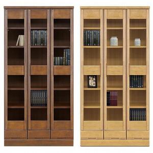 書棚 本棚 幅90cm 大きめ コレクション収納 DVD収納 木製家具 多目的ボード ナチュラル