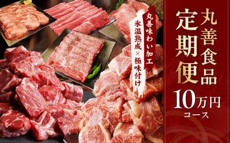 丸善食品 定期便 全6回 10万円コース 丸善味わい加工【毎月配送コース】