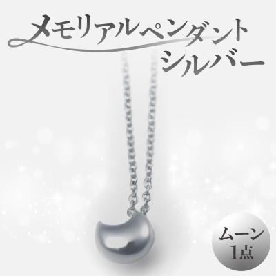 ふるさと納税 横浜市 メモリアルペンダントシルバー ムーン_ARY0001-02