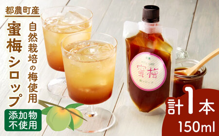 ≪先行予約≫＼ポスト投函／都農町産 蜜梅シロップ(計1本) 梅 加工品 国産_T024-014