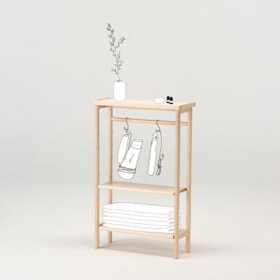 ふるさと納税 旭川市 旭川家具 cosineのバスラック　メープル_02965 |  | 01