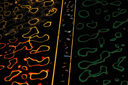 津軽塗 座卓 羽角ケリ足 3尺×5尺 塗分 緑