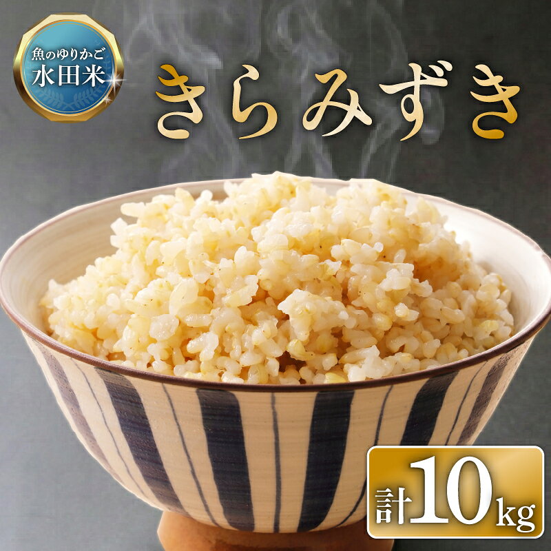 【ふるさと納税】 ＼ 先行予約 ／ 新米 令和8年産 きらみずき 10kg 玄米 ひこにゃん米 米 環境こだわり栽培 こめ 令和8年 新米 玄米ご飯 滋賀 彦根