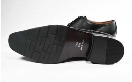 ビジネスシューズ　幅広　AS 580 BL【ブラック】 ファッション ファッション小物 靴 日本製 社会人 メンズ 男性用 紳士靴 牛革 ロングノーズ スタイリッシュ  24.5cm