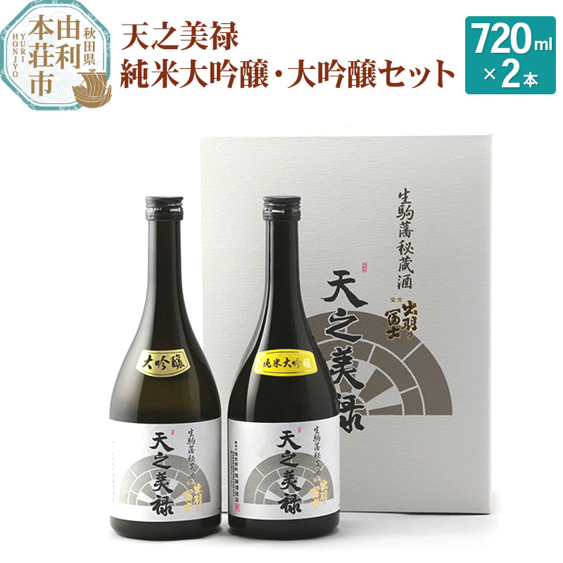 【ふるさと納税】佐藤酒造店 日本酒 天之美禄 純米大吟醸・大吟醸セット 720ml×2本
