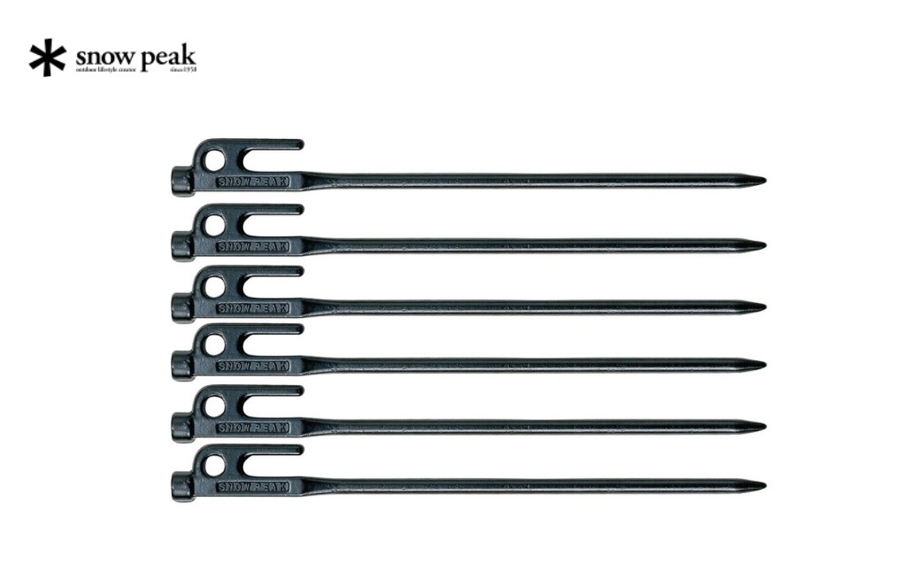 
                  スノーピーク ソリッドステーク30 6本セット R-103-1 ペグ 30cm 鍛造  キャンプ テント アウトドア 【011S331】
                