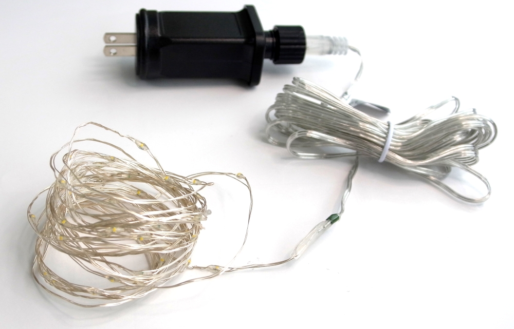 ジュエリーライト100球 アダプター付 (JE100） (カラー：電球色) 電球色