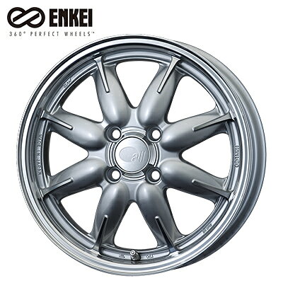 【ふるさと納税】雑貨 ENKEI 15inch 4本 アルミホイール all one Silver 軽自動車用 日用品 カー用品 静岡県浜松市