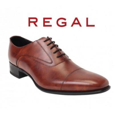 ふるさと納税 奥州市 REGAL革靴 ストレートチップ 725R ブラウン<奥州市モデル> 24.0cm [AM009]