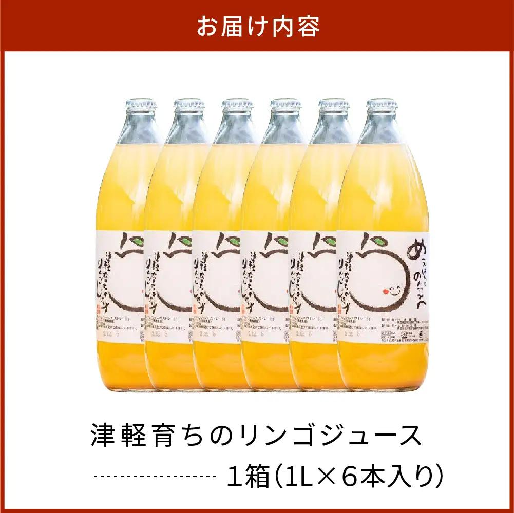 【11月より順次発送】 りんごジュース １L×6本 100％ストレート果汁りんごジュース