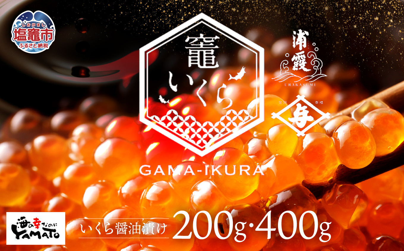 
            竈いくら（いくら醤油漬け）200g 400g  寿司 いくら 醬油漬け 冷凍 天然 鮭いくら イクラ 塩竈市 宮城県 YAMATO ya00003【10,000円 ～ 16,500円寄附コース】
          