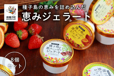 恵みジェラート8個セット【種子島ジェラートＨＯＰＥ】
