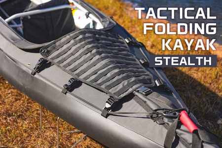 TACTICAL FOLDING KAYAK（STEALTH）【182005-3】ﾌｫｰﾙﾃﾞｨﾝｸﾞｶﾔｯｸ ｶﾔｯｸ MOLLE SYSTEM ｱｸﾃｨﾋﾞﾃｨ ｱｳﾄﾄﾞｱ ﾀﾞｯﾌﾙﾊﾞｯｸﾞ｜FOLBOT