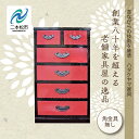 【ふるさと納税】 赤黒小物タンス/角金具無し 家具 伝統工芸 伝統家具 たんす 箪笥 インテリア 職人技 おすすめ お中元 お歳暮 ギフト 二本松市 ふくしま 福島県 送料無料 【ハタケヤマ家具】