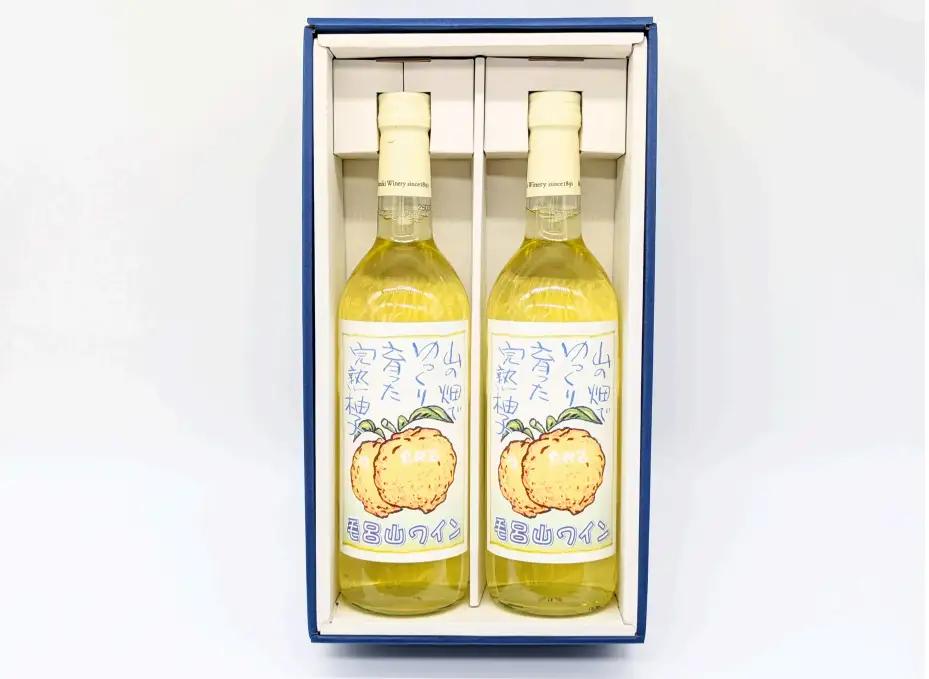 【ゆずのお酒】毛呂山ワイン（ゆず）　７２０ｍｌ×２本セット
