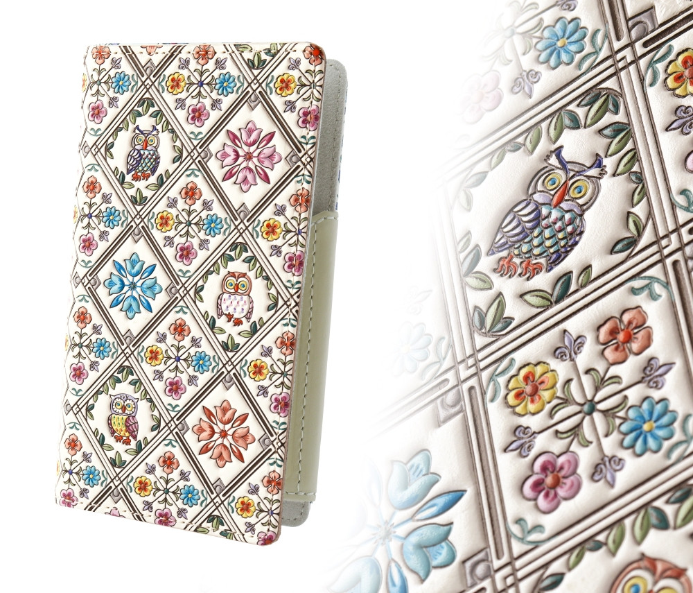 
【浅草文庫】スマホケース ふくろう柄
