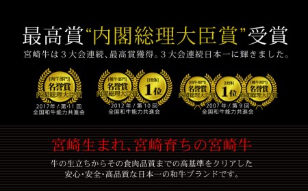 ＜宮崎牛＞しゃぶしゃぶ・すき焼き食べ比べ3ヶ月コース◆第一回目は90日を目安に発送【F72】