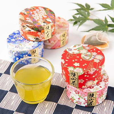 ふるさと納税 入間市 千代紙缶入り 狭山茶ティーバッグ「霞川 煎茶」 |  | 01