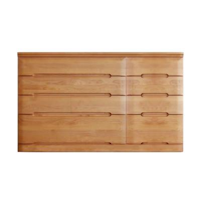 ふるさと納税 大川市 チェスト プラム 幅148 4段 奥行44 アルダー材 ナチュラル色 桐たんす 大川家具