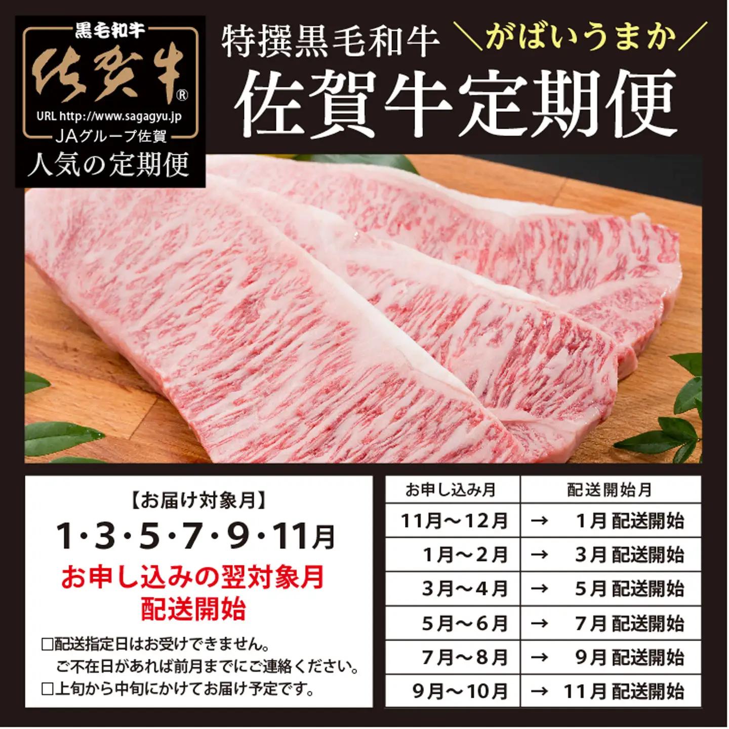 f-83【定期便6回】極上の佐賀牛 食べ比べ 奇数月発送